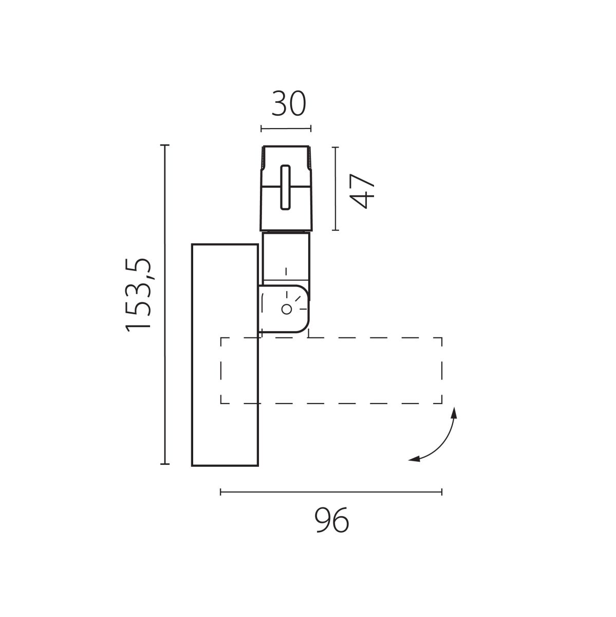 Трековый однофазный светильник Lightstar Due Hermes 210747