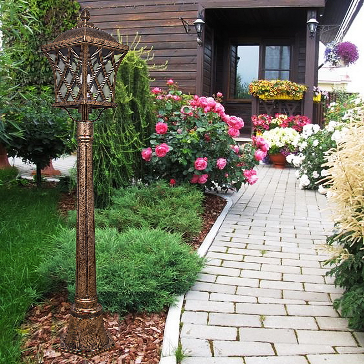 Уличный светильник Reluce 09017-0.7-001L 0.8M BKG