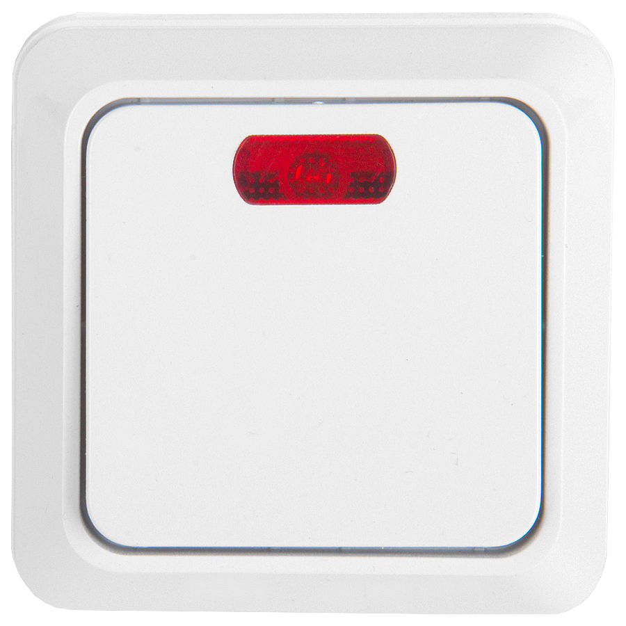 Выключатель 1-клавишный General Альфа 477001