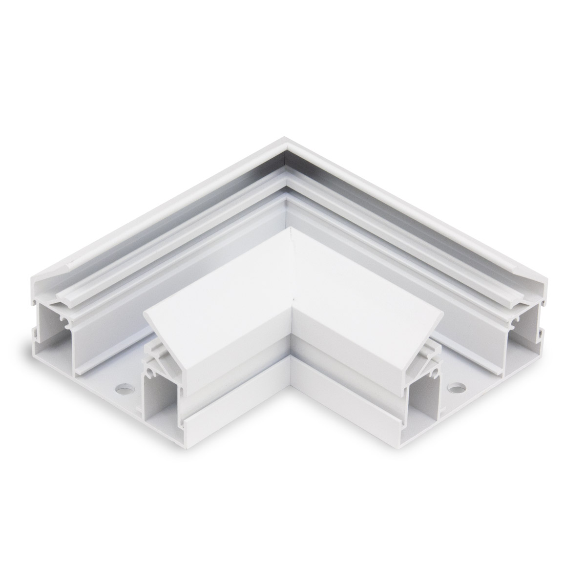 Угловой соединитель с закладным профилем AM Group AM540 WH SMART