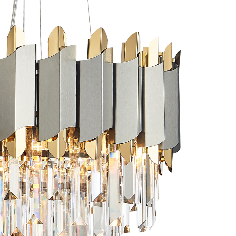 Подвесная люстра Natali Kovaltseva QUEEN II 81450/5C GOLD