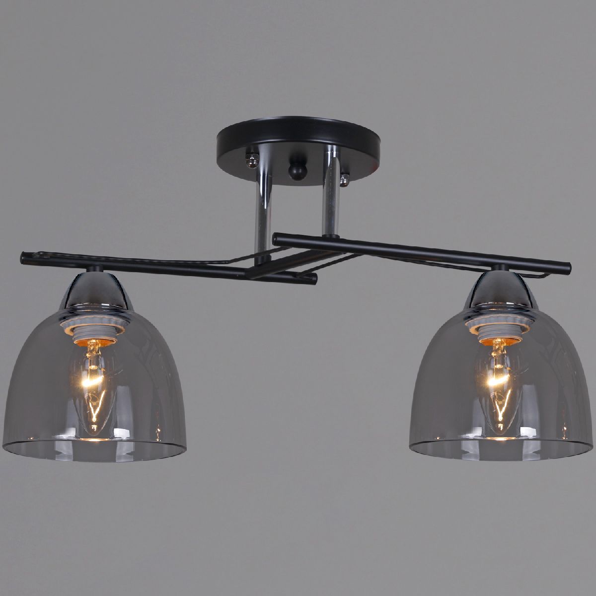 Потолочный светильник Reluce 06098-0.3-02 BK+CR