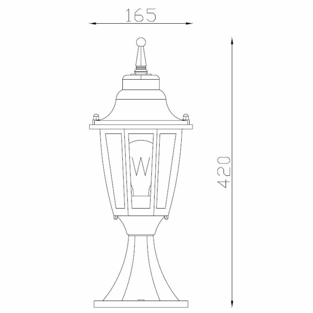 Уличный светильник Lucide Tireno 11834/01/30