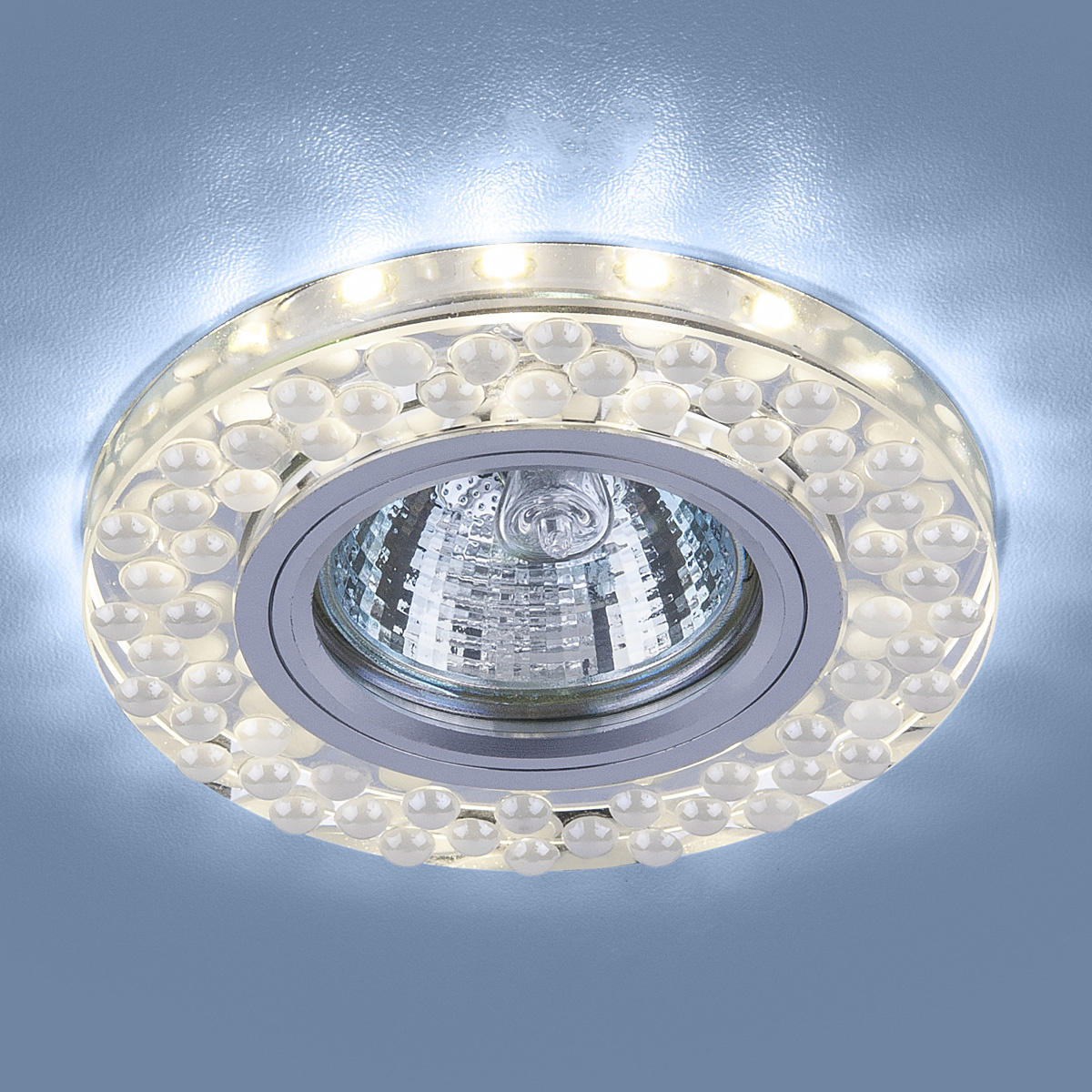 Встраиваемый светильник Elektrostandard 2194 MR16 SL/WH зеркальный/белый 4690389099298