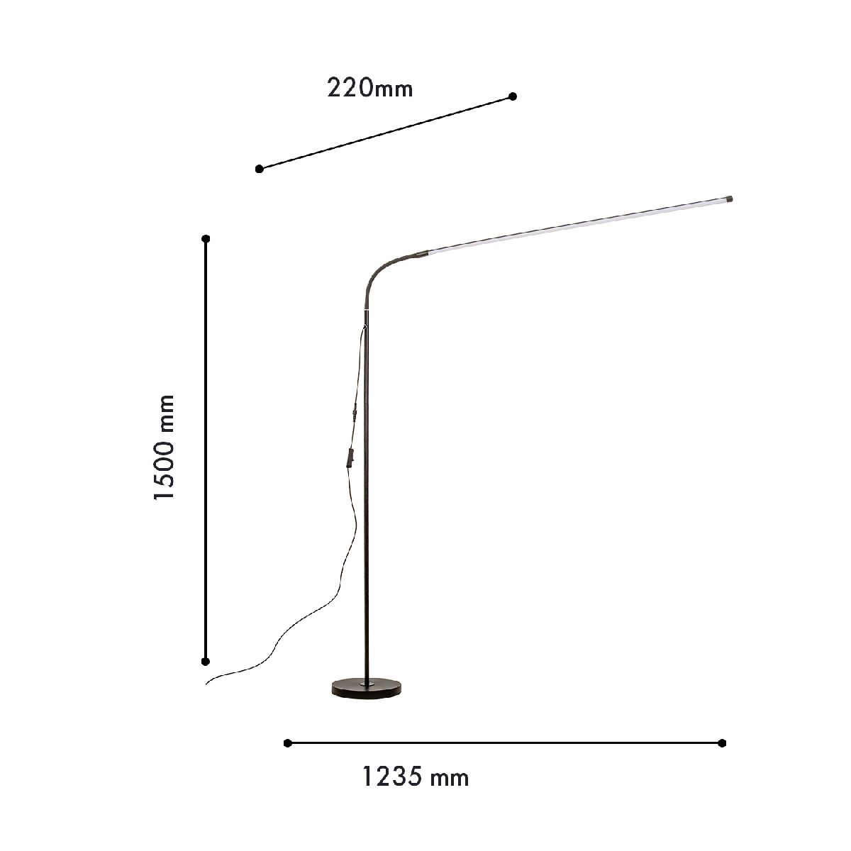 Торшер в современном стиле современный Favourite Mild 4515-1F
