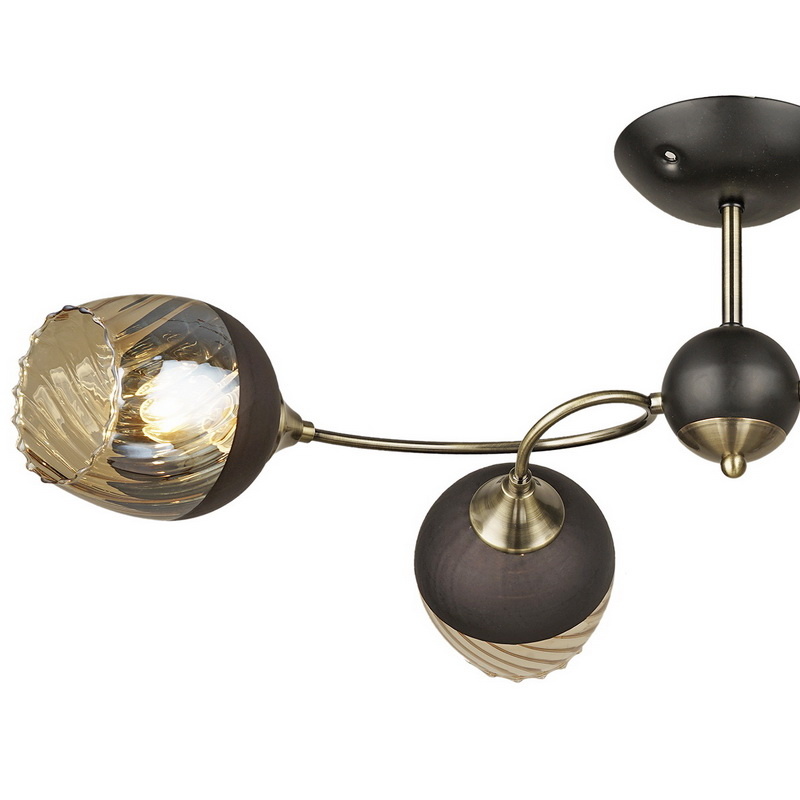 Люстра на штанге Reluce 04250-0.3-04 BK+AB