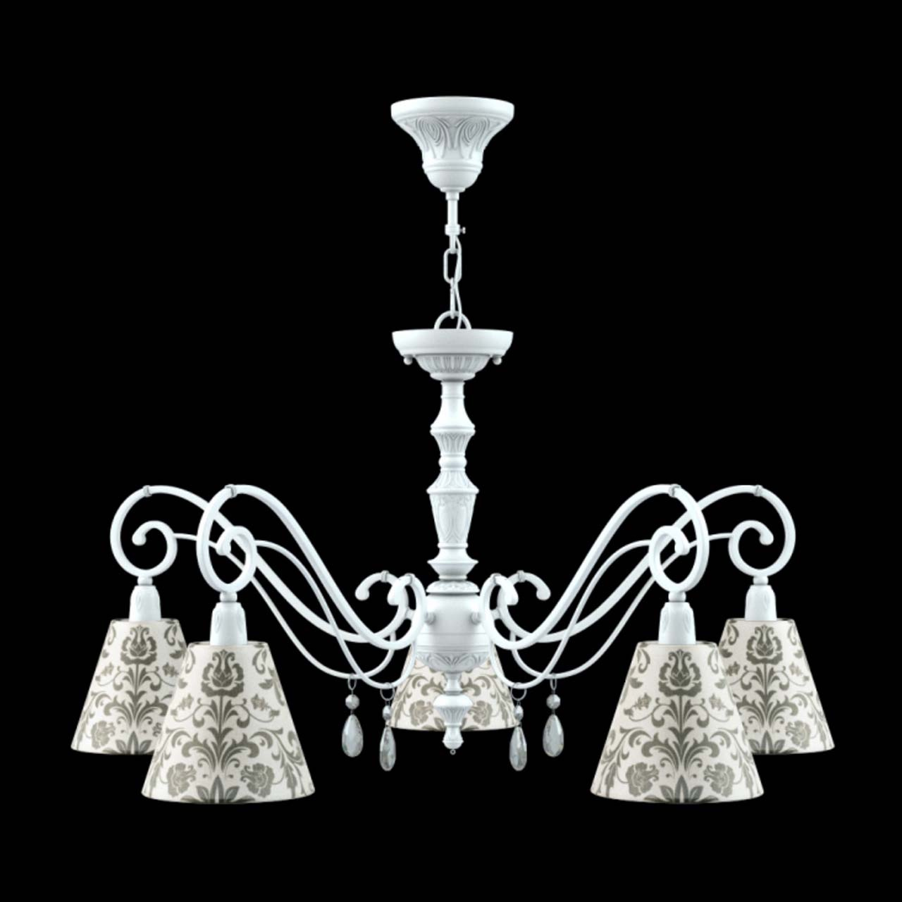 Подвесная люстра Lamp4you Classic E3-05-WM-LMP-O-1-CRL-E3-05-TR-DN