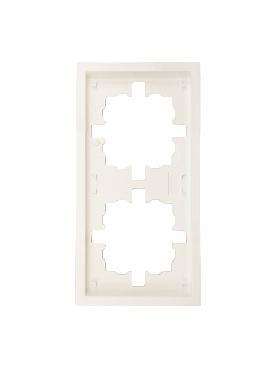 Рамка 2-ая б/вст слоновая кость Lezard Zima 704-9000-147