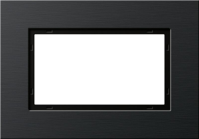 Рамка 2-модульная Gira Esprit черный 1002126