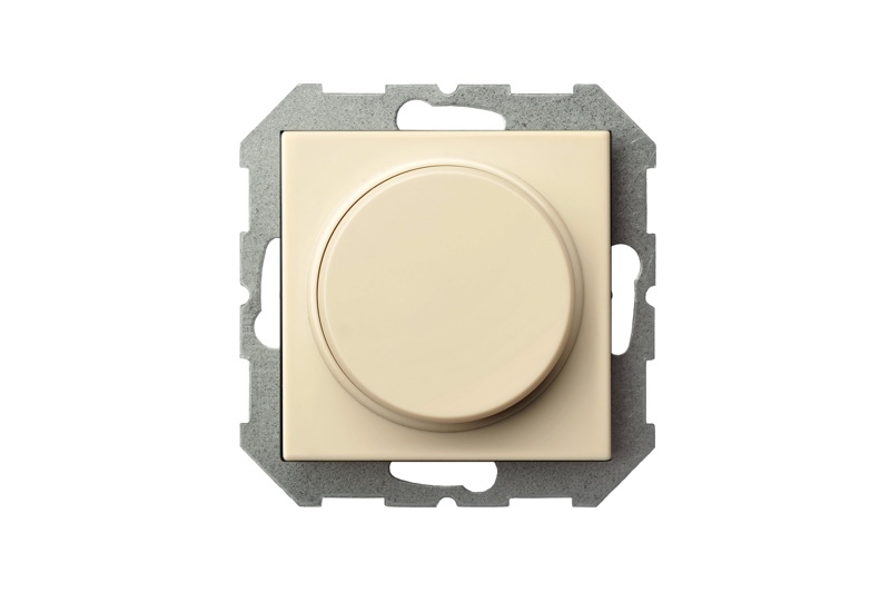 Светорегулятор светодиодный поворотный нажимной 100 Вт Liregus Epsilon 28-0642