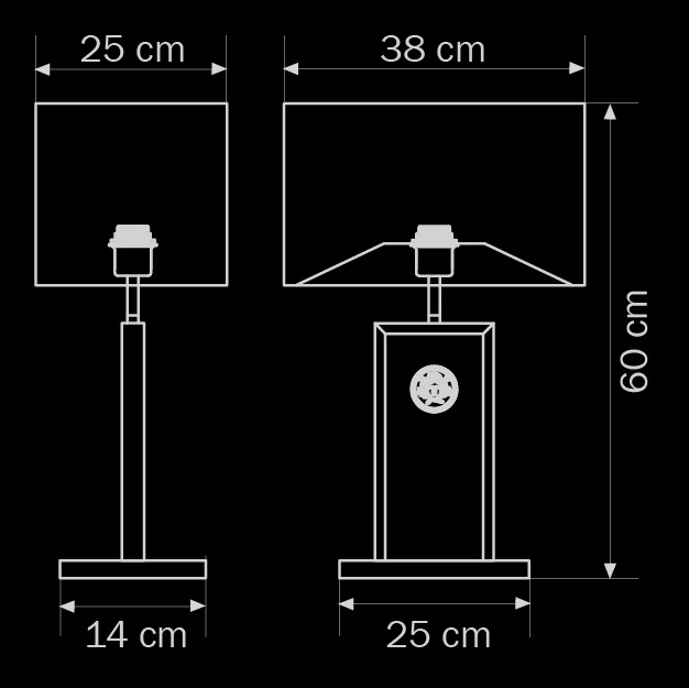 Настольная лампа Lightstar Faraone 870936