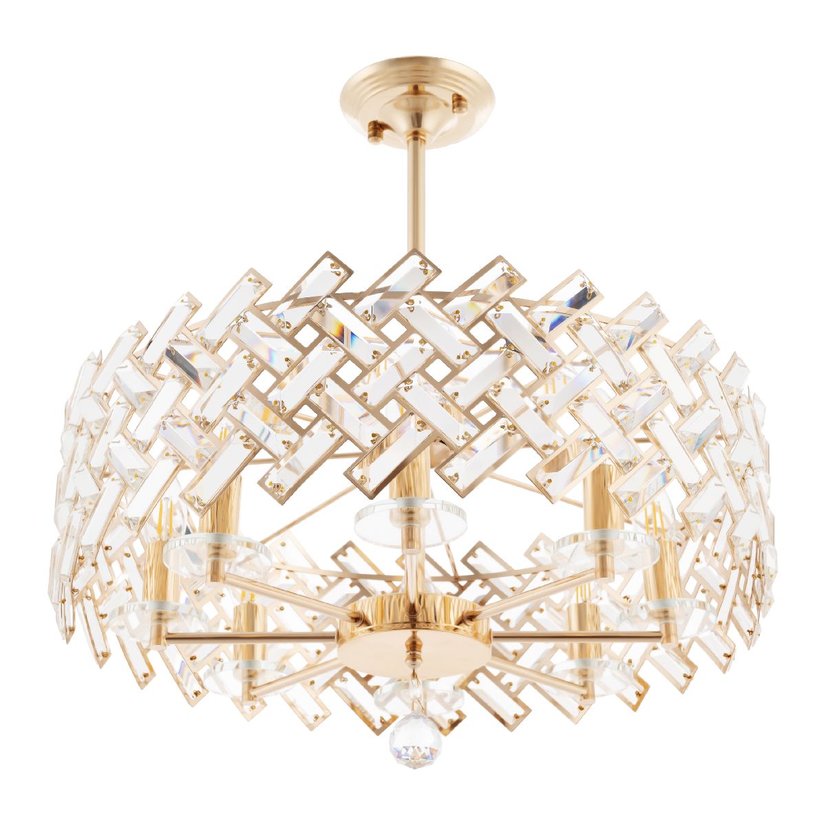 Люстра на штанге Arte Milano Sorrento 377019/8/300/570 GD