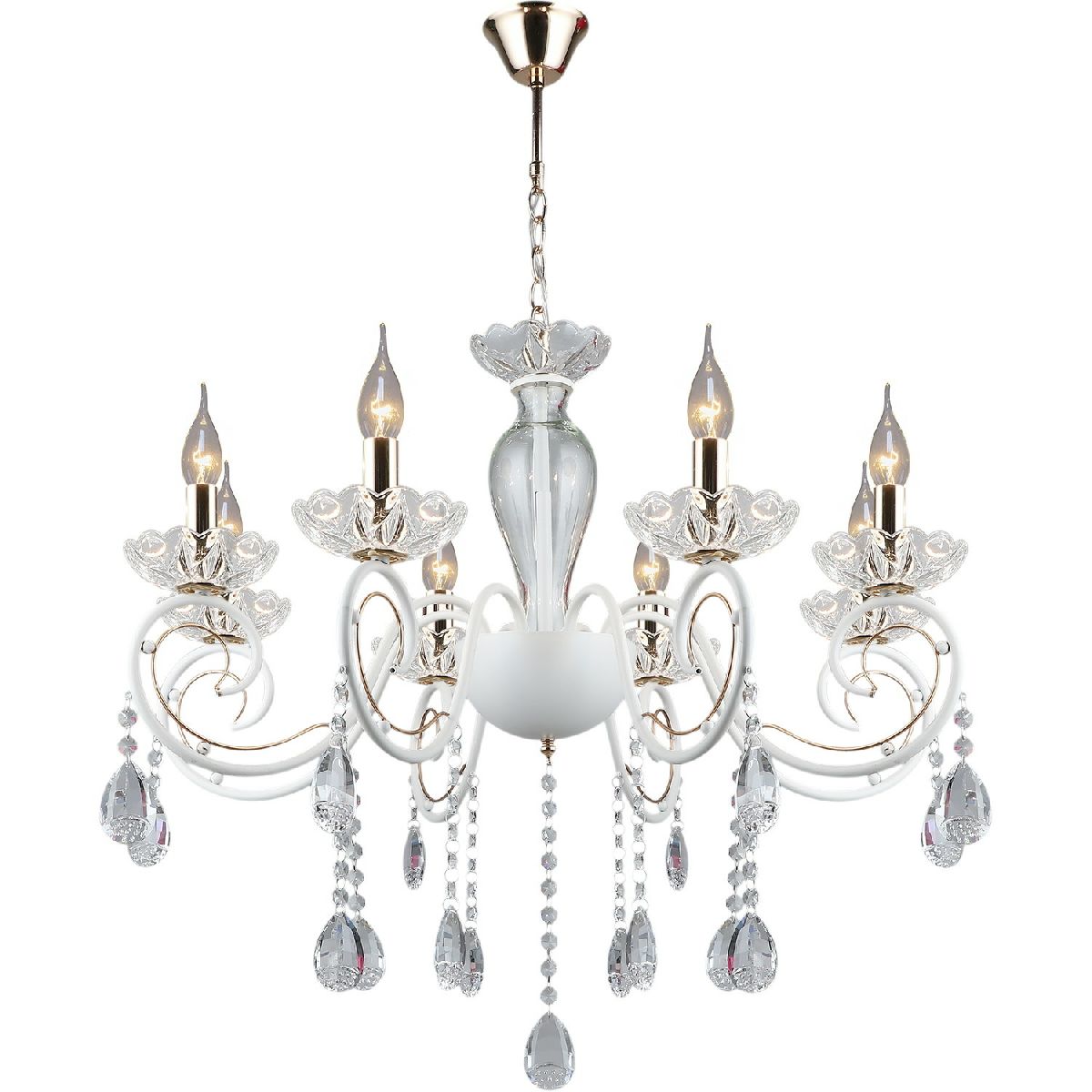 Подвесная люстра Reluce 03950-0.4-08 WT+FGD