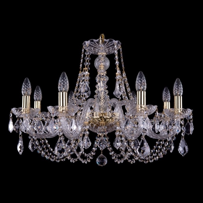 Подвесная люстра Bohemia Ivele 1406/8/240/G/Leafs