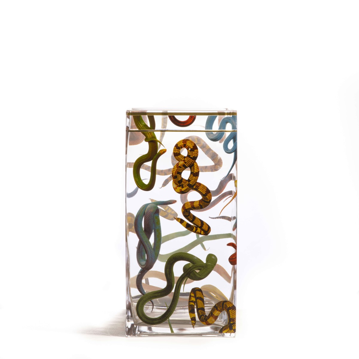 Ваза Snakes Big Seletti Toiletpaper Glass Vase 14151