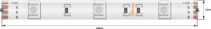 Светодиодная лента SWG SWG530-12-7.2-RGB-65 000074