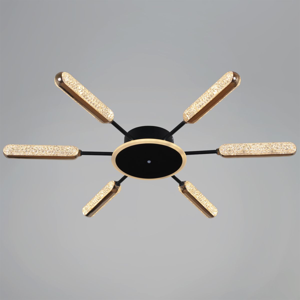 Потолочная люстра Reluce 08290-0.3-06 BK+GD