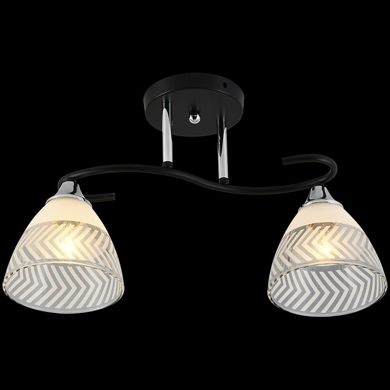 Люстра на штанге Reluce 11391-0.3-02B BK+CR