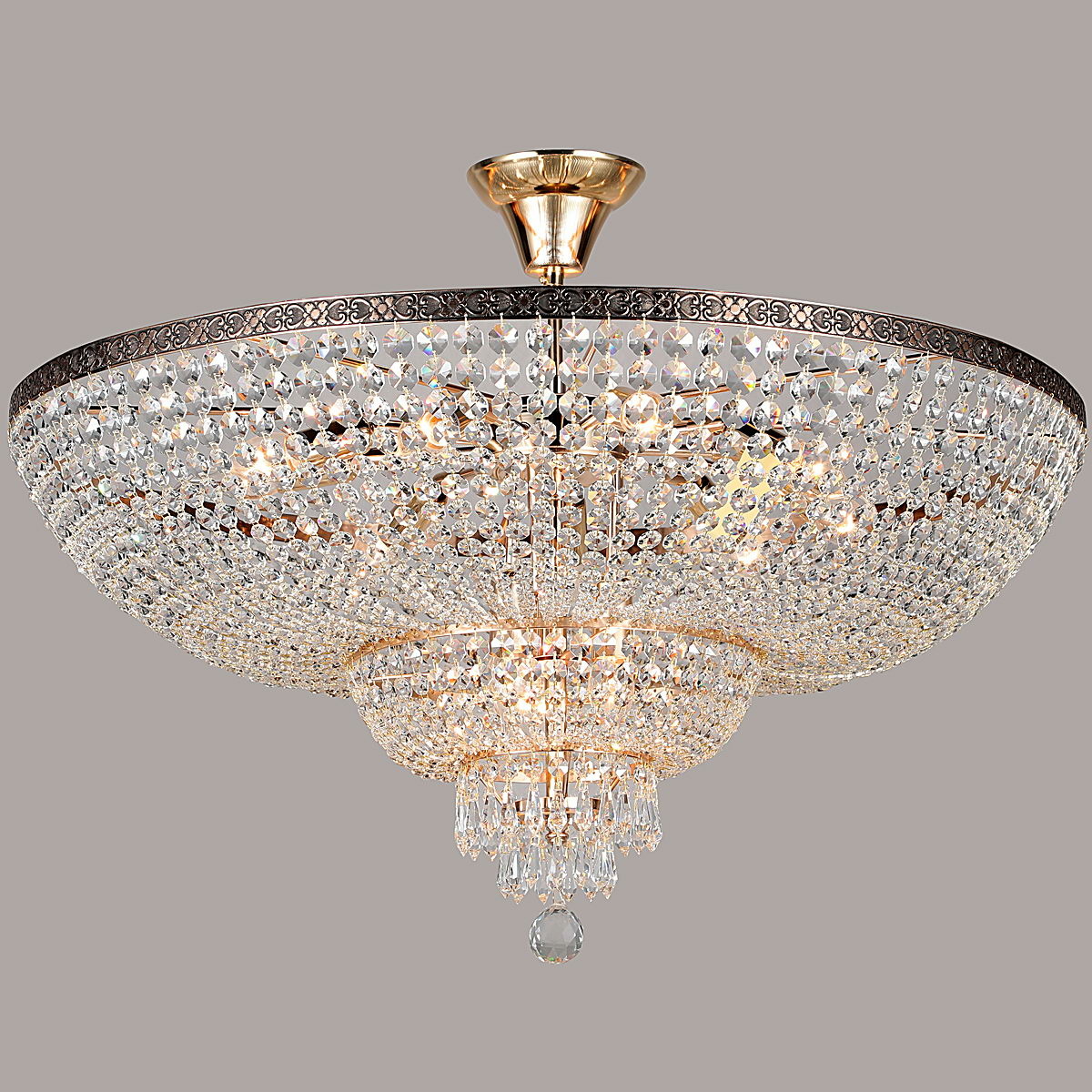 Люстра на штанге Illumico IL8775-16C-30 GD BK