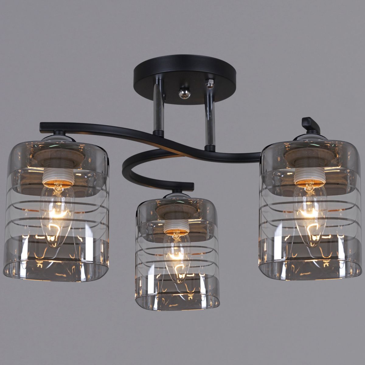 Потолочный светильник Reluce 99260-0.3-03 BK+CR