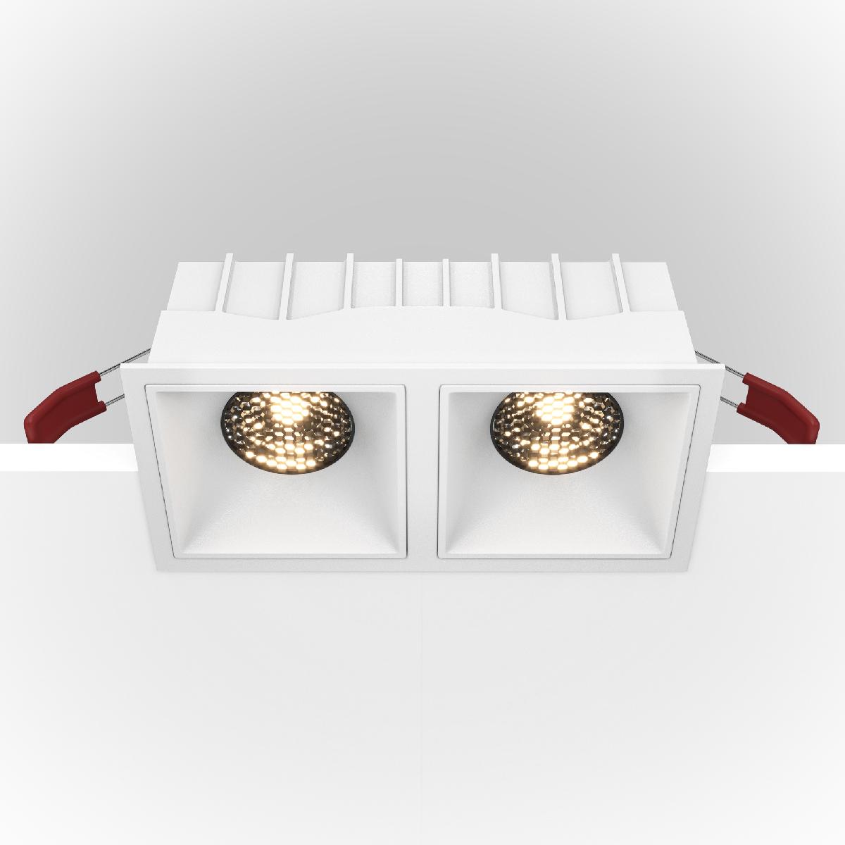 Встраиваемый светильник Maytoni Technical Alfa LED DL043-02-15W3K-D-SQ-W