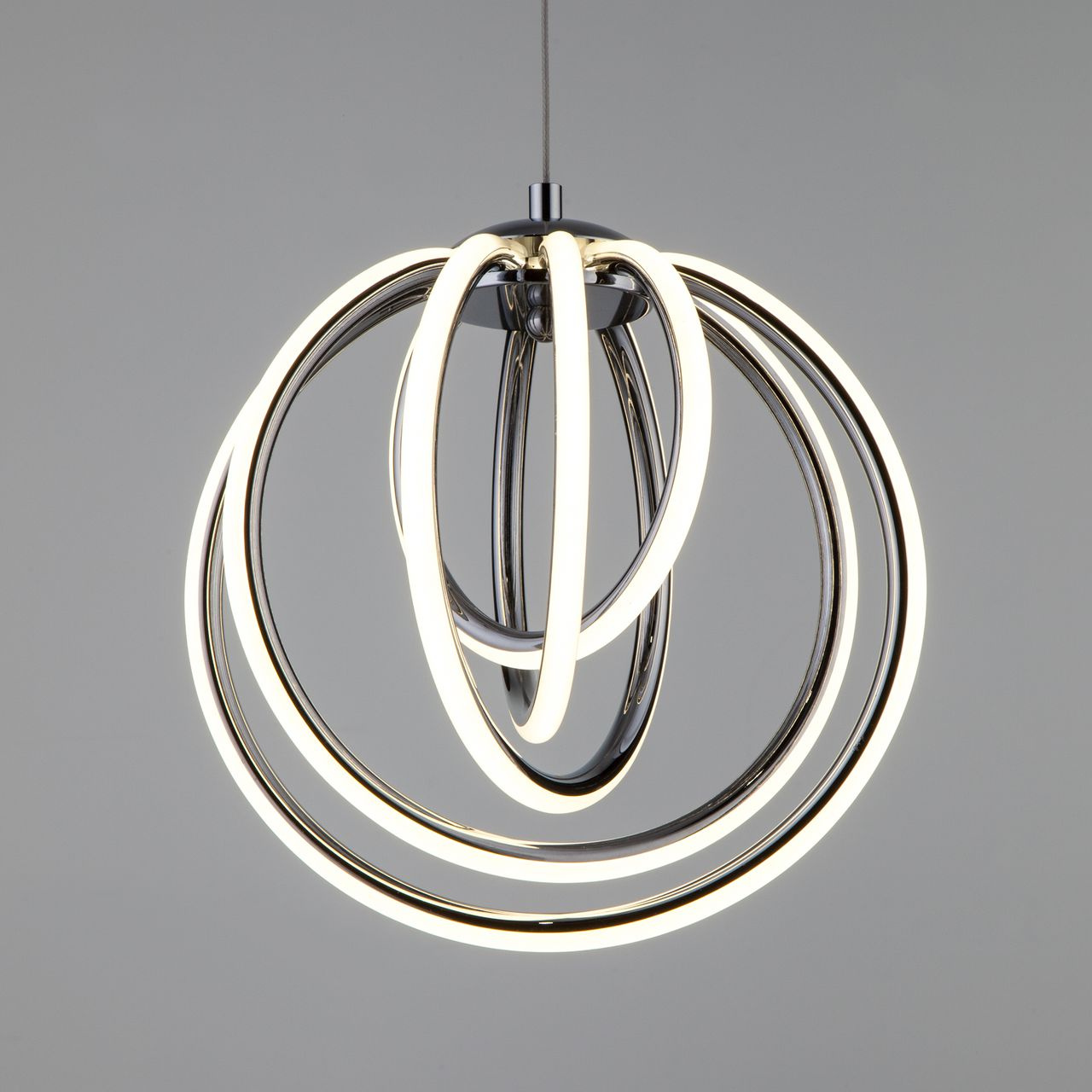 Подвесной светодиодный светильник Eurosvet Cycle 90170/5 хром