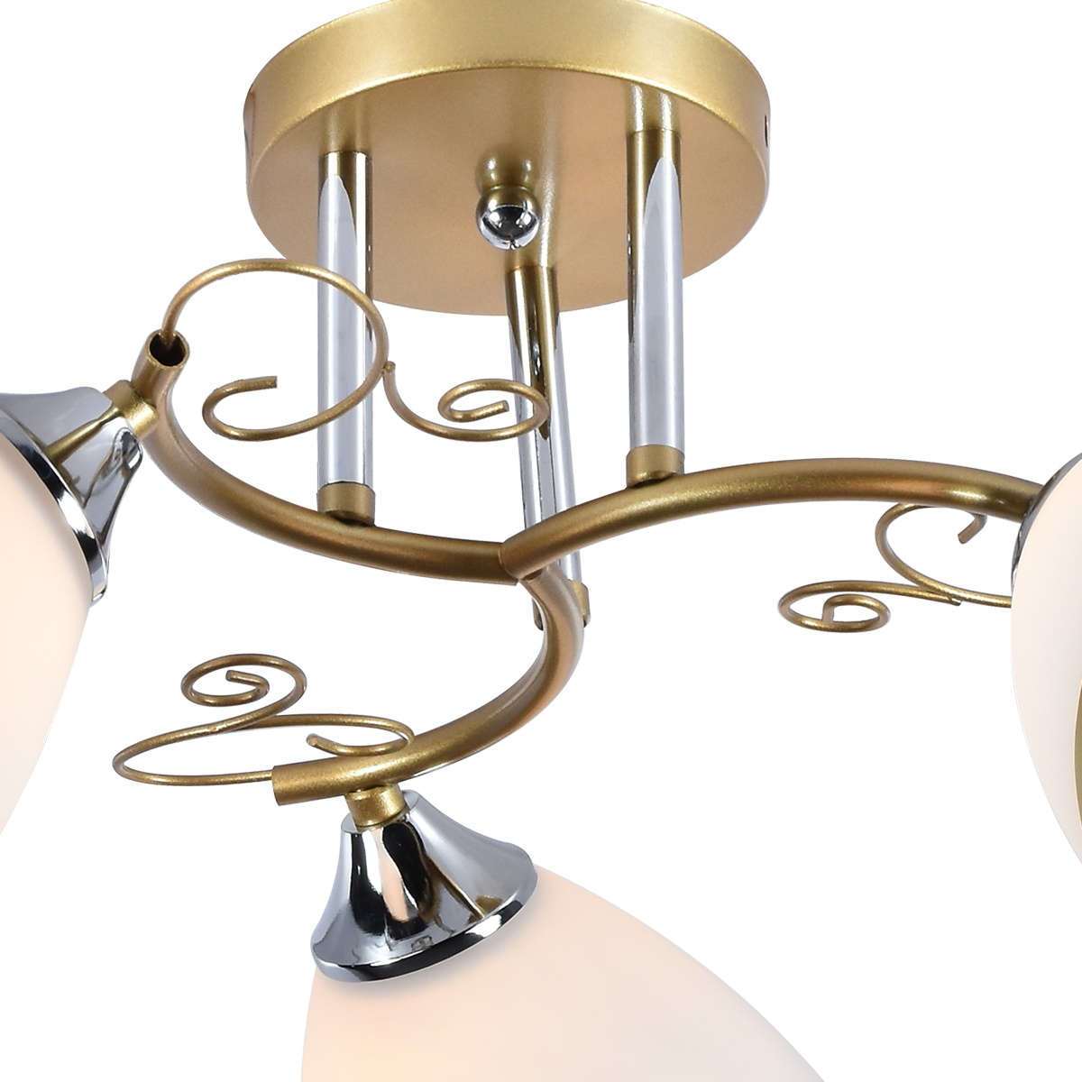 Люстра на штанге Reluce 91256-0.3-03 GD+CR