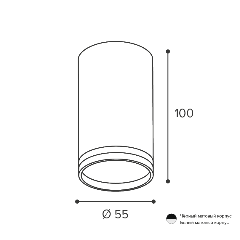 Накладной светильник Wolta Moderno WSL-GU10/02W