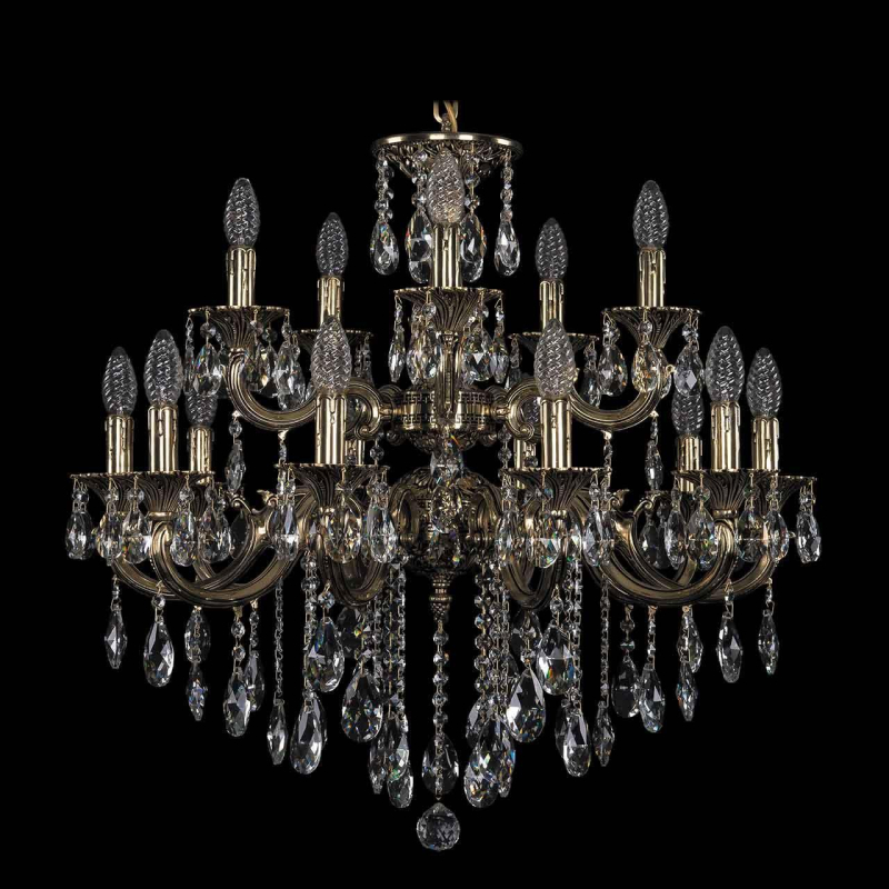 Подвесная люстра Bohemia Ivele 1722/10+5/250/B/GB