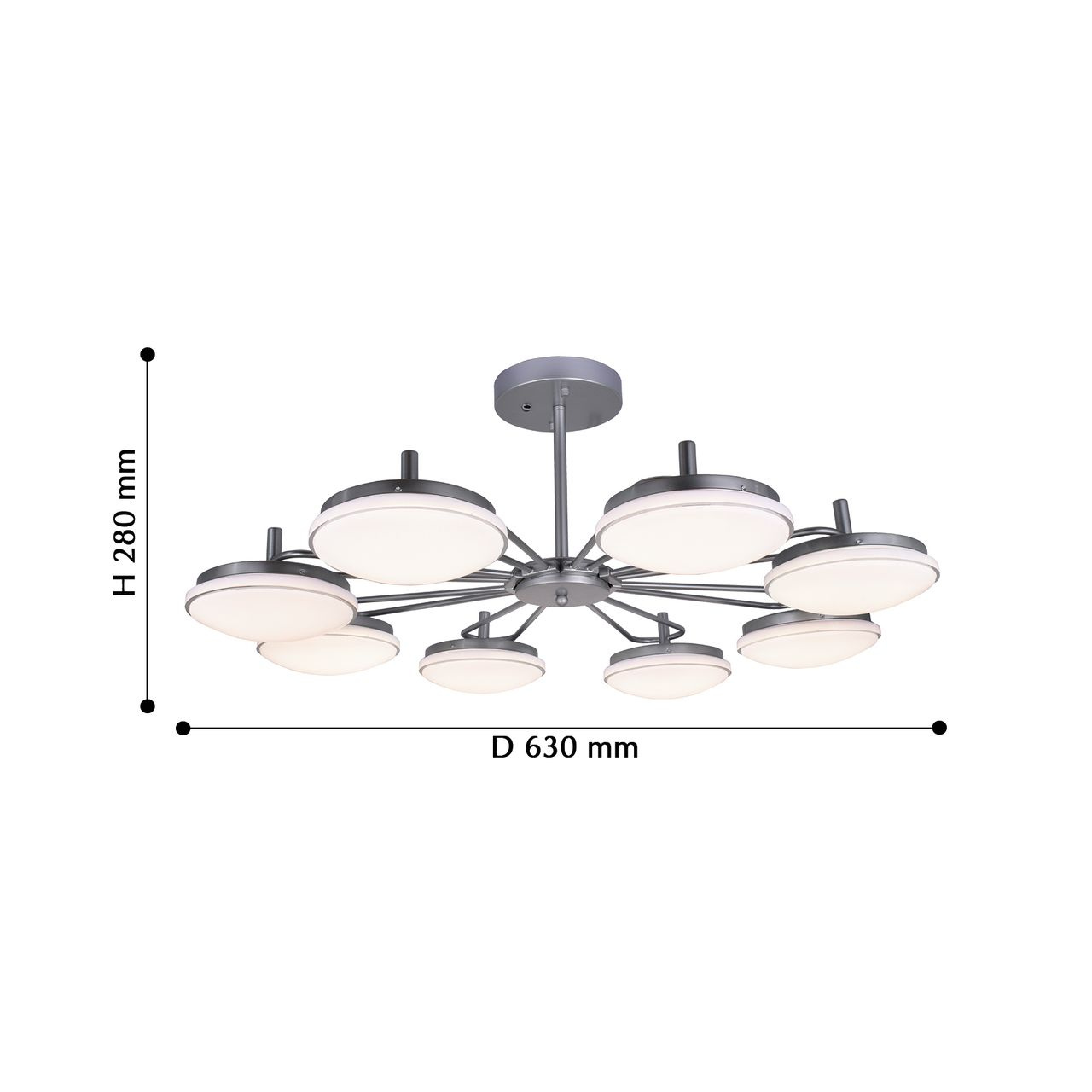 Потолочная светодиодная люстра F-Promo Ledante 2471-8P