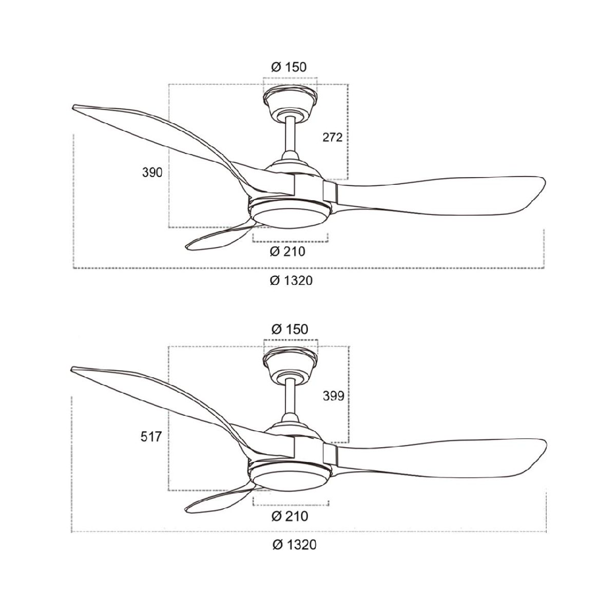 Люстра-вентилятор Sonex Storm 7701/24L
