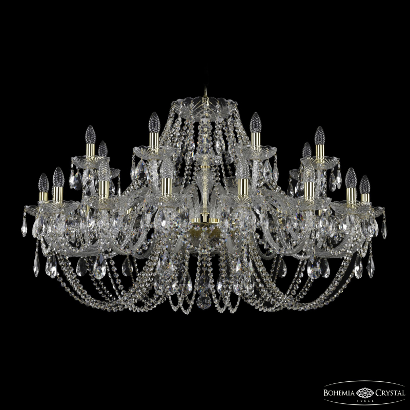 Подвесная люстра Bohemia Ivele Crystal 1406/16+8/400 G