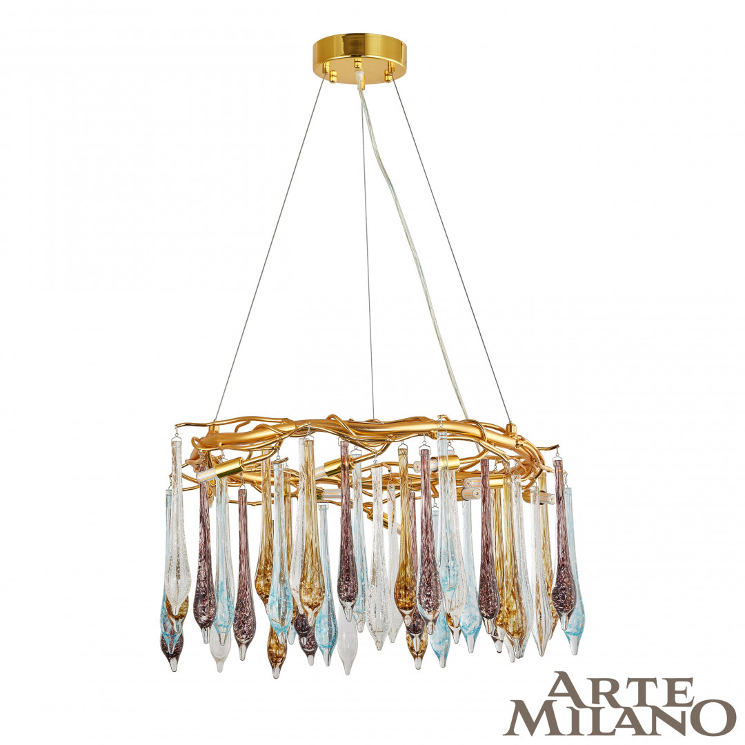 Подвесная люстра Arte Milano 500.D800.H350.G9.10 G