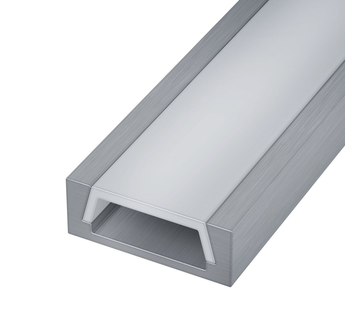 Накладной профиль с рассеивателем (Рассеиватель 2м; Заглушки 2шт) ST Luce ST017.129.01.1