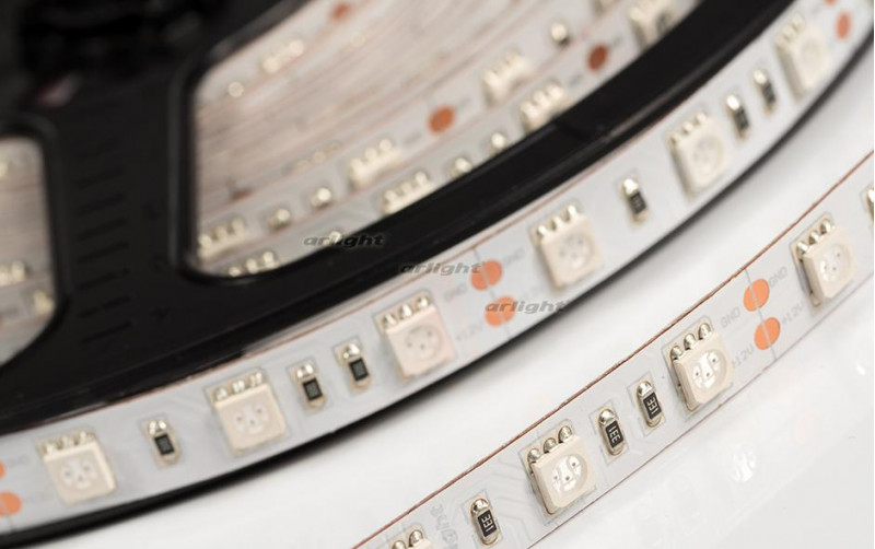 Светодиодная лента Arlight RT 2-5000 12V Orange 2x (5060, 300 LED, LUX) 015972