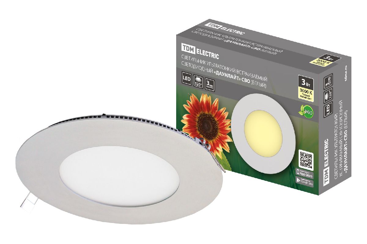 Встраиваемый светодиодный светильник TDM Electric Даунлайт СВО SQ0329-0108