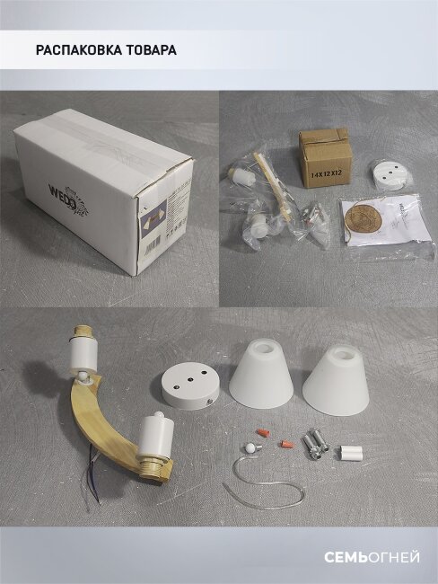 Спот Wedo Light Alva WD3510/2W-WT