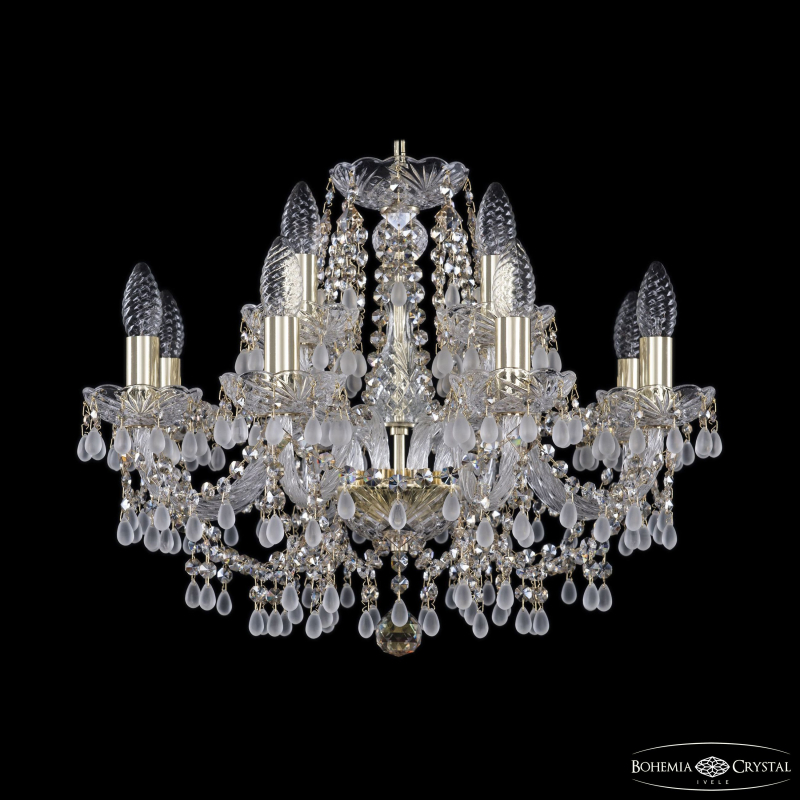 Подвесная люстра Bohemia Ivele Crystal 1410/8+4/195 G V0300 R801