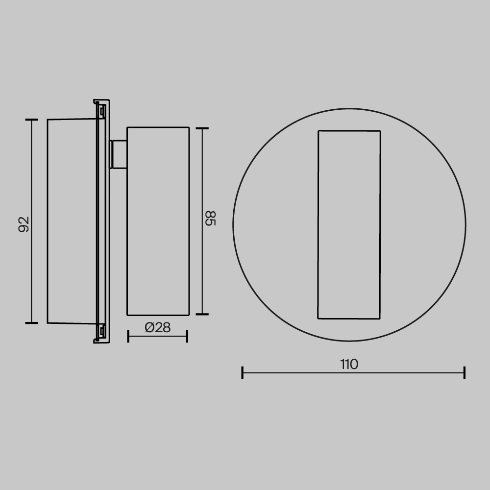 Спот Maytoni Ego C176WL-9W-2.7-4K-MG