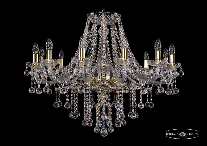 Подвесная люстра Bohemia Ivele 1415/12/300/G/Balls