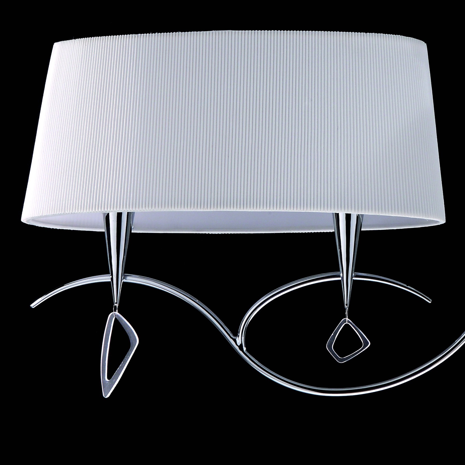 Подвесная люстра Mantra Mara Chrome - White 1642