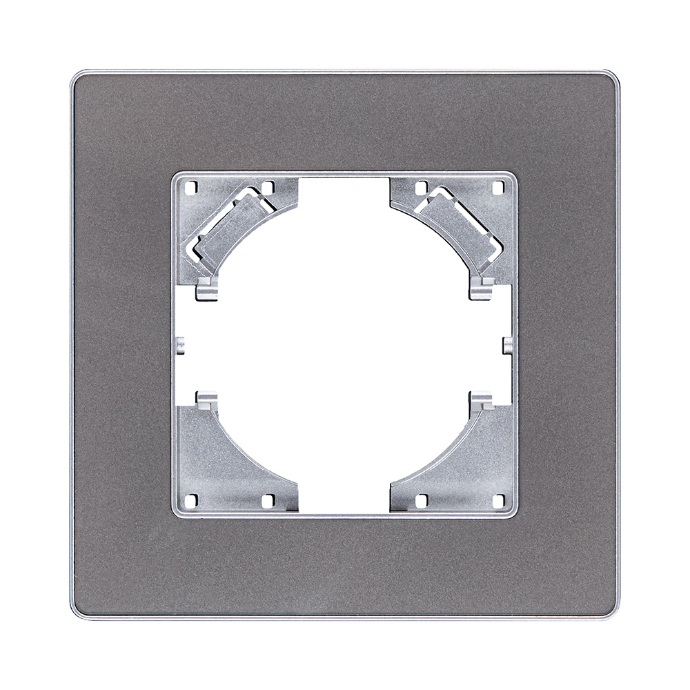 Рамка 1-постовая, серый Kollinger Eleganz Acryl EA1GY