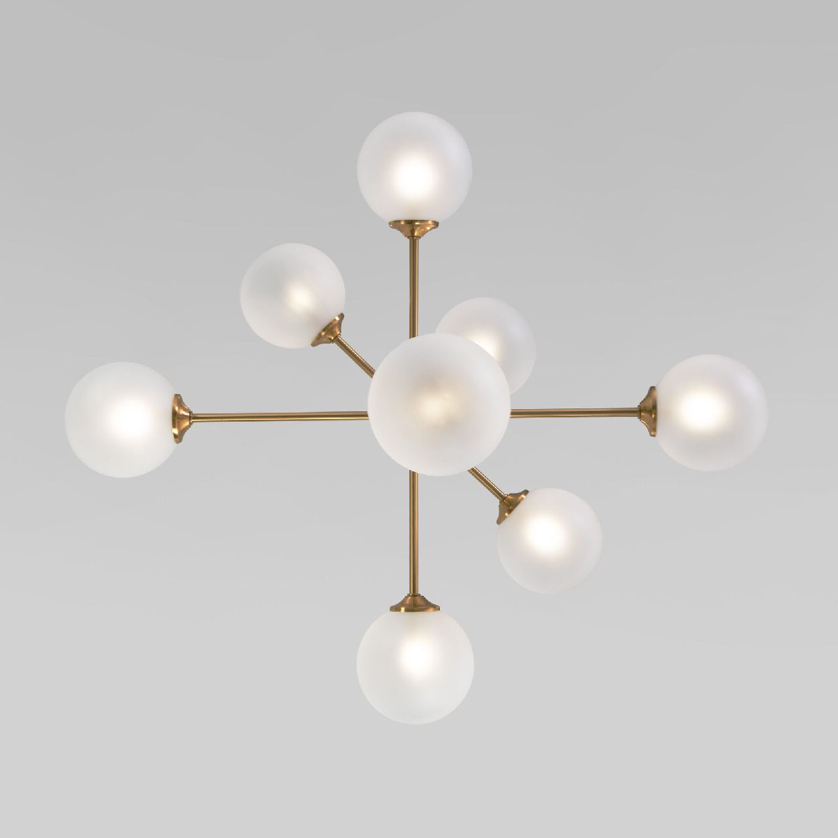 Люстра на штанге Eurosvet Volver 50383 латунь a066796