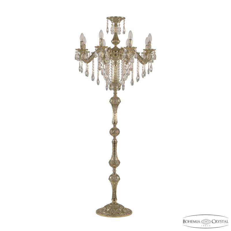 Торшер Bohemia Ivele Crystal Florence 71102T/8/210 B G