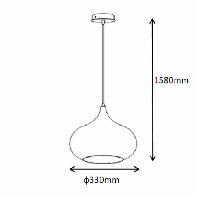 Подвесной светильник Lucide Riva 31412/33/17