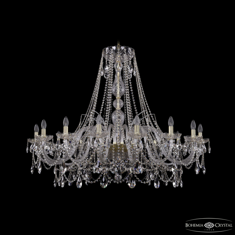 Подвесная люстра Bohemia Ivele Crystal 1411/16/460 G
