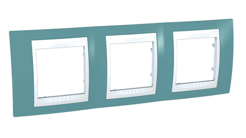 Рамка 3-постовая Schneider Electric Unica Хамелеон MGU6.006.873