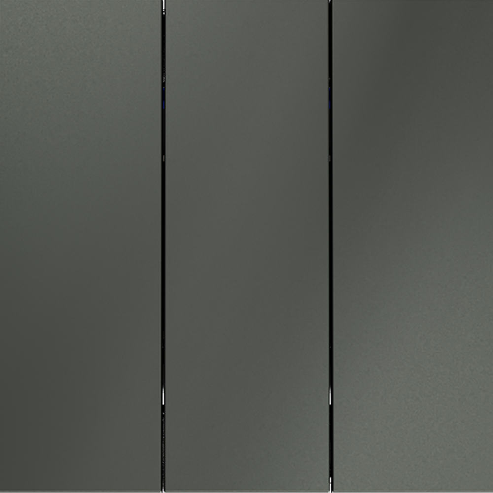 Выключатель трехклавишный Voltum S70 VLS030106 (титан)