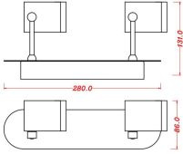 Светодиодный спот Lucide Birk 2 16957/10/36