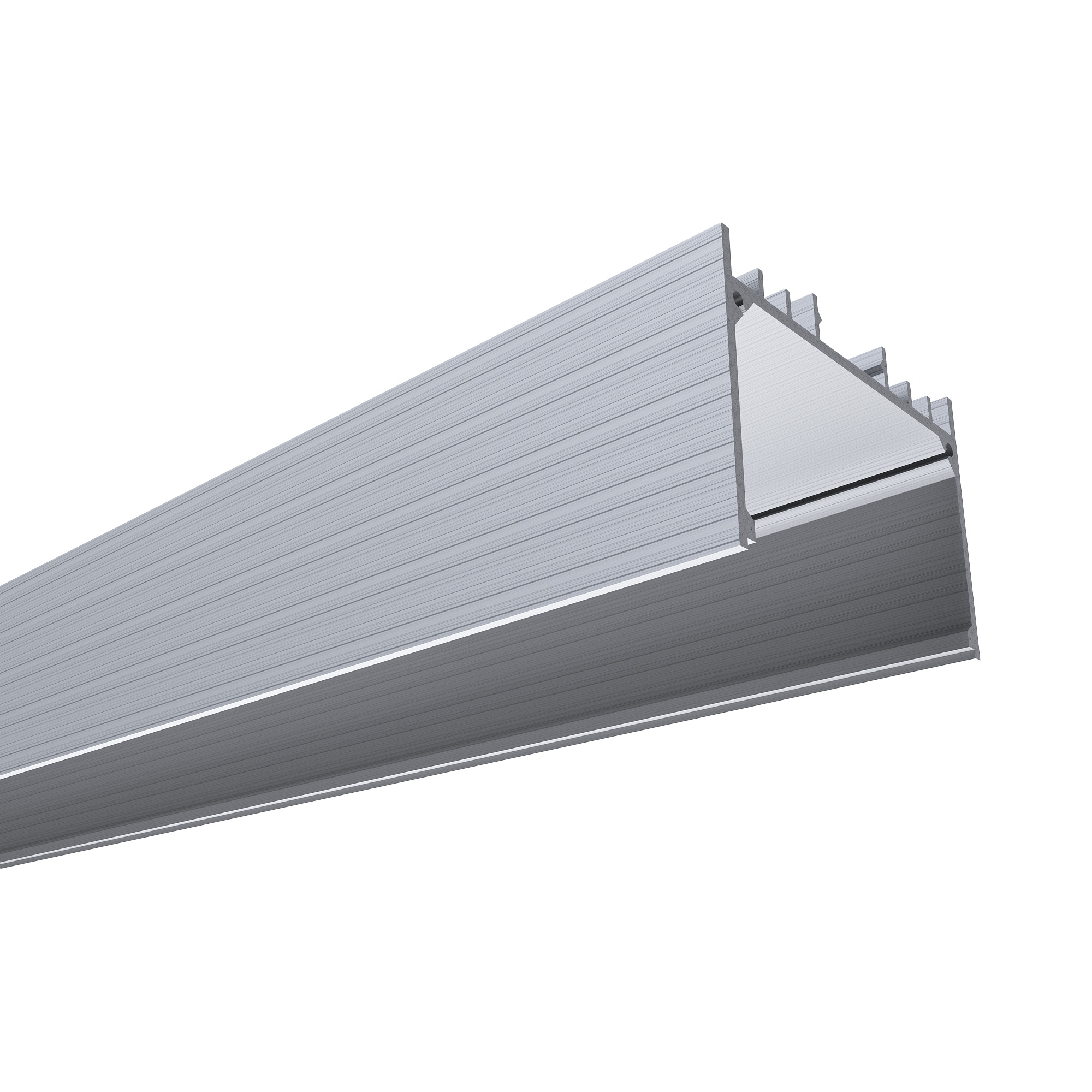 Профиль П-образный универсальный Apeyron ширина ленты до 40мм (рассеиватель, заглушки - 2шт) 08-24